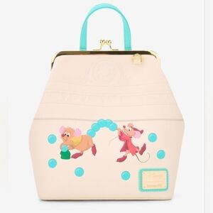 Loungefly Disney Cinderella Jaq&Gus Gus Beads Mini Backpack